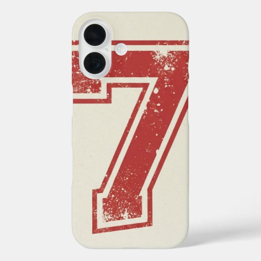 lucky number seven Case-Mate iPhone case (Achterkant)