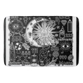 Lucky Numerology Manifesteren Magic Zwart & Wit Badmat (Voorkant)