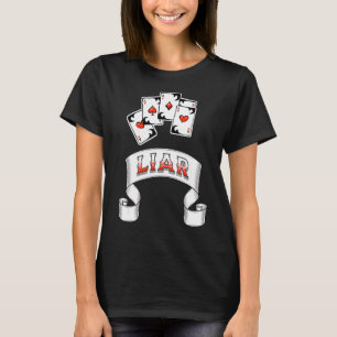 Lucky of een leugenaar 5 Aces Poker Hand 2 T-shirt