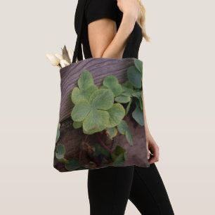 Lucky of vastberaden? Saint Patricks Day Shamrocks Draagtas