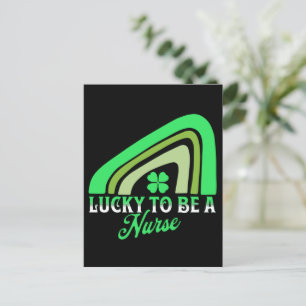 Lucky om een verpleegster te zijn St Patrick's D Feestdagenkaart