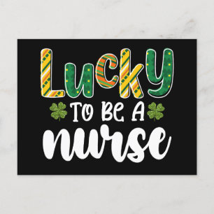 Lucky om een verpleegster te zijn van St Patrick's Briefkaart