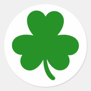 Lucky – Omarm het geluk van de Ieren Ronde Sticker