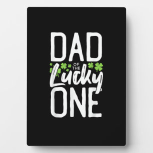 Lucky One First Birthday Dad Family St. Patrick's Fotoplaat