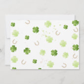 Lucky One First Birthday Photo Invitation (Dos)