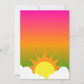 Lucky One Gradient St.Patrick's Day 1st Birthday Kaart (Achterkant)