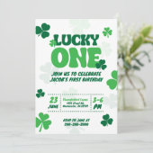 Lucky One - Première Invitation d'anniversaire (Debout devant)