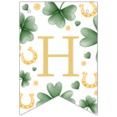 Lucky One Shamrock First Birthday Banner (Tweede vlag)