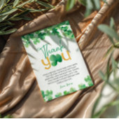 Lucky One Shamrock Verjaardag Bedankt Card Kaart