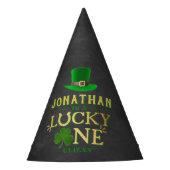 Lucky One St. Patrick's Day 1st Birthday Feesthoedjes (Voorkant)