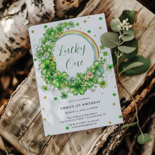 Lucky One St. Patrick's Day 1st Birthday Kaart