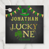 Lucky One St. Patrick's Day 1ste verjaardag Bedankjes Labels (Voorkant)