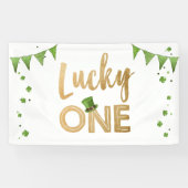 Lucky One St Patrick's Day Anniversaire Bannière C (Horizontal)