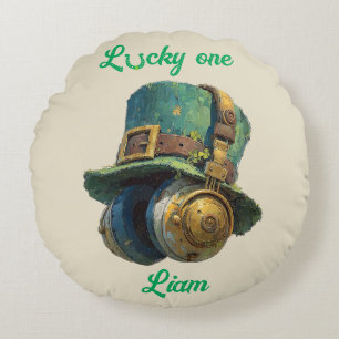 Lucky One St. Patrick's Day Muziek Persoonlijk Rond Kussen