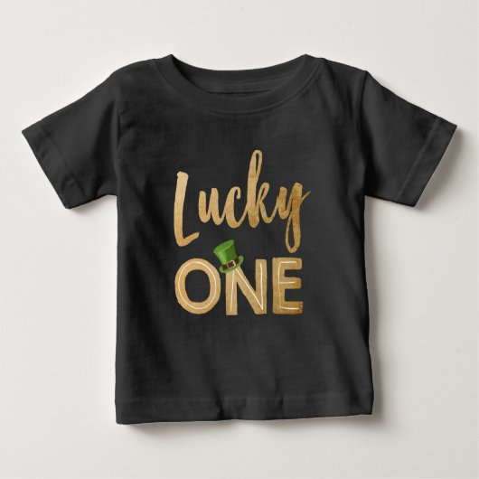 Lucky One St Patrick's Day T-shirt bébé bébé bébé  (Devant)