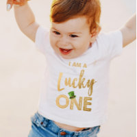 Lucky One St Patrick's Day T-shirt bébé bébé bébé