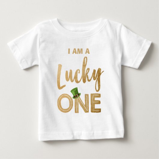Lucky One St Patrick's Day T-Shirt Toddler Baby (Voorkant)