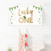 Lucky One St Patrick's Day Verjaardag Banner Clove (Insitu)