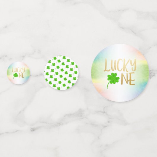 Lucky One St. Patrick's Day Verjaardag Confetti (Voorkanten)