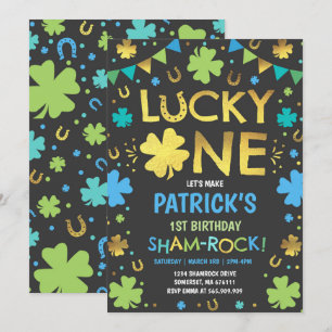 Lucky One verjaardagsuitnodiging St. Patrick's Par Kaart