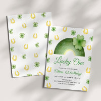 Lucky One verjaardagsuitnodiging, St. Patrick's th