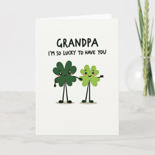 Lucky Opa Love You Kaart