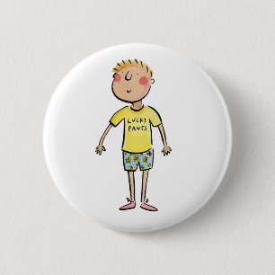 Lucky Pants Ronde Button 5,7 Cm