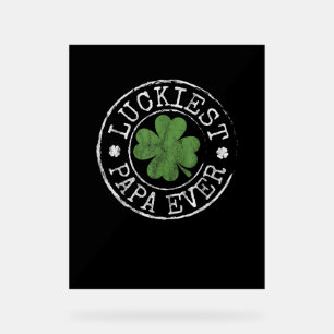 Lucky Papa Jamais Shamrocks Lucky Père St Patri