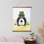 Lucky Penguin Art mural pour la Saint-Patrick Irla (Chambre à coucher)