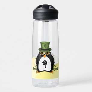Lucky Penguin Shamrock Vierbladige Klaver Waterfles