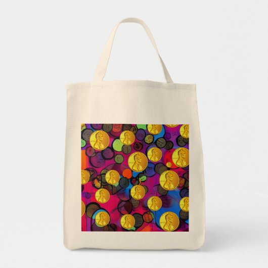 Lucky Pennies Tote Bag (Voorkant)