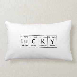 LuCKY Periodiek Systeem Element Woord Chemie Symbo Kussen