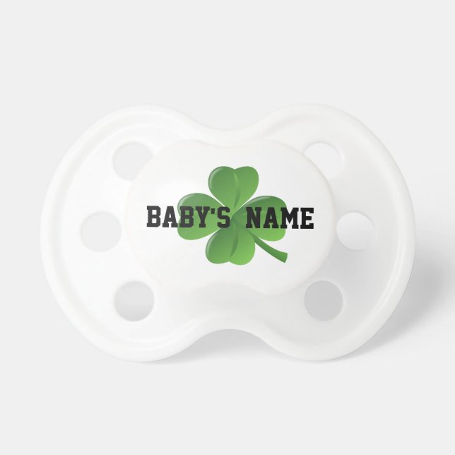 Lucky personalized Irish shamrock Speen (Voorkant)