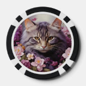 Lucky Pocker Chips voor Cat Lovers (Achterkant)
