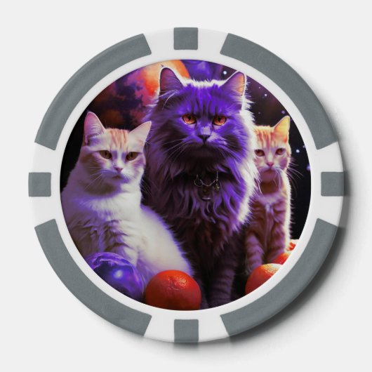 Lucky Pocker Chips voor Cat Lovers (Voorkant)