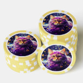 Lucky Pocker Chips voor Cat Lovers (Opstapeling)