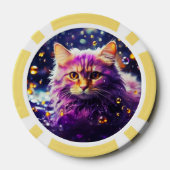 Lucky Pocker Chips voor Cat Lovers (Achterkant)