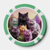 Lucky Pocker Chips voor Cat Lovers (Achterkant)