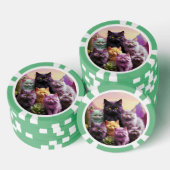 Lucky Pocker Chips voor Cat Lovers (Opstapeling)