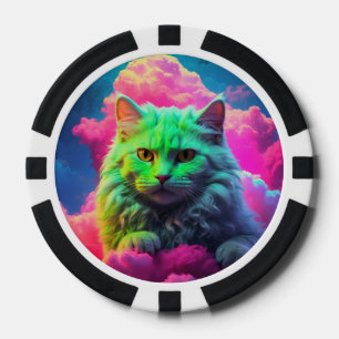 Lucky Pocker Chips voor Cat Lovers