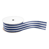 Lucky Point Blue en White Stripes Grosgrain Lint (Spoel)