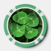 Lucky Poker Chips in vier blad klaver ontwerp (Achterkant)