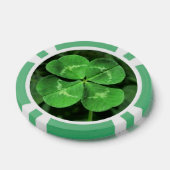 Lucky Poker Chips in vier blad klaver ontwerp (Enkel)
