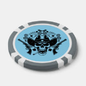 Lucky Poker Skull Chips (Enkel)
