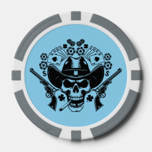 Lucky Poker Skull Chips