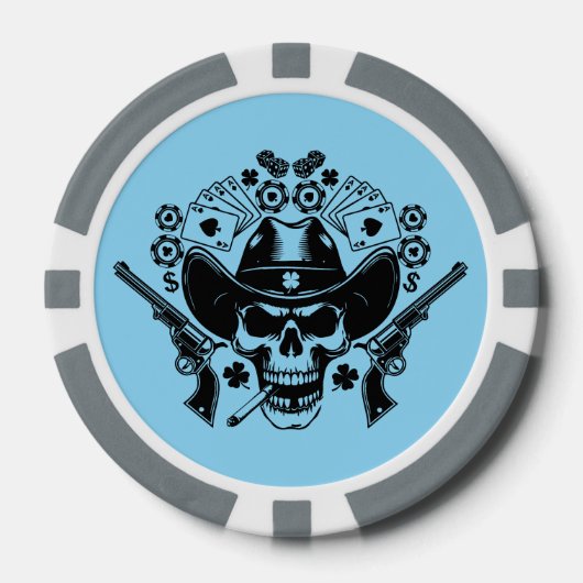 Lucky Poker Skull Chips (Voorkant)