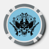 Lucky Poker Skull Chips (Achterkant)