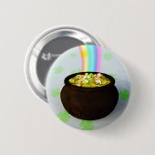Lucky Pot of Gold Button (Voorkant /achterkant)