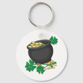 Lucky Pot of Gold Sleutelhanger (Achterkant)