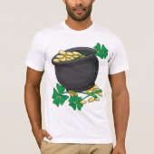 Lucky Pot van Goud Mannen T-Shirt (Voorkant)